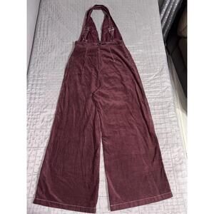 Wild Fable Corduroy Overalls Womens M Burgundy Wide Leg